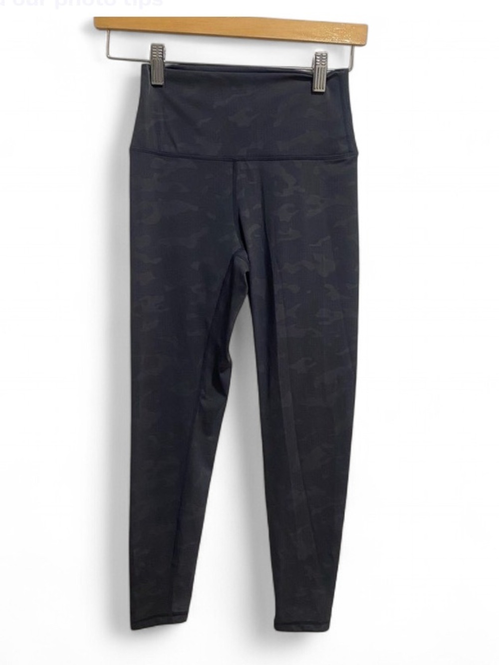 Zyia Active Sz 2 Grey Camo High Rise Leggings